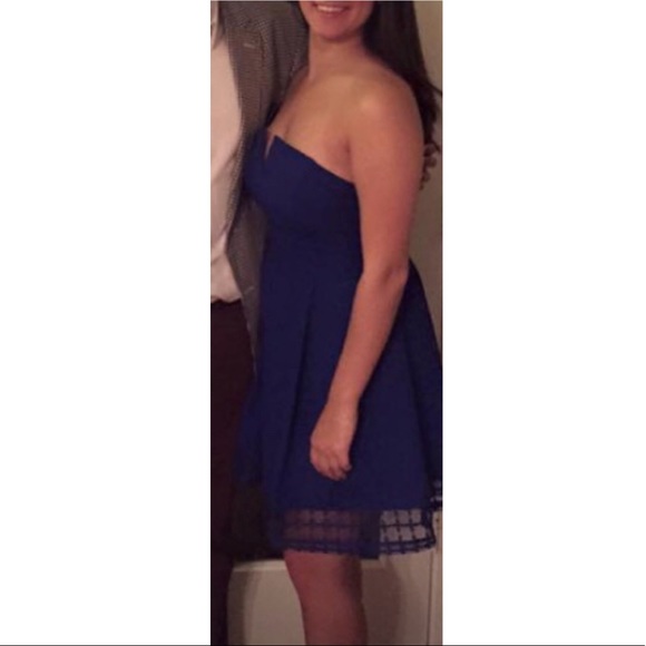 Royal blue party dress - Picture 4 of 4